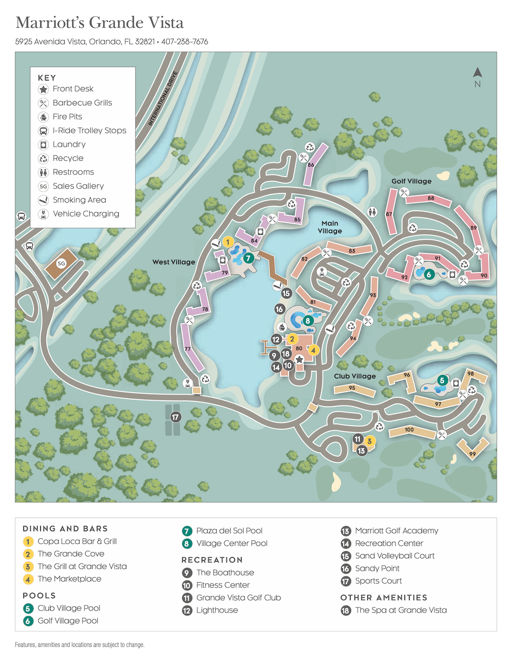 Resort map