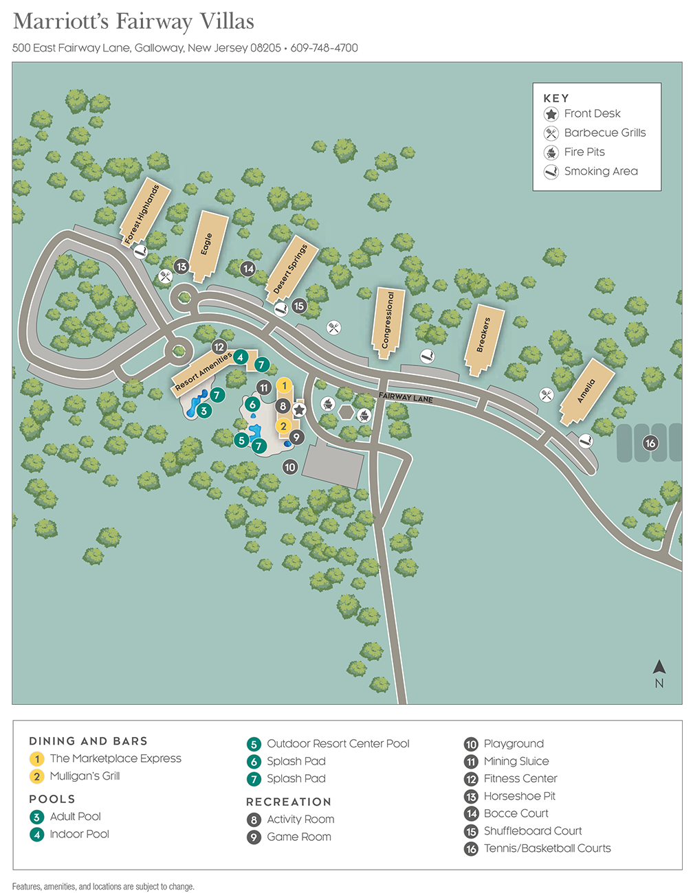 Resort map