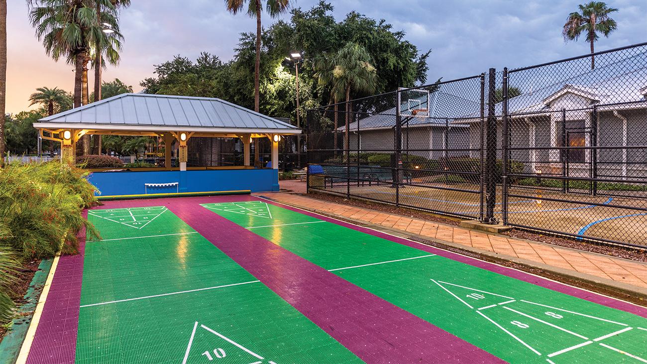 Shuffleboard Court