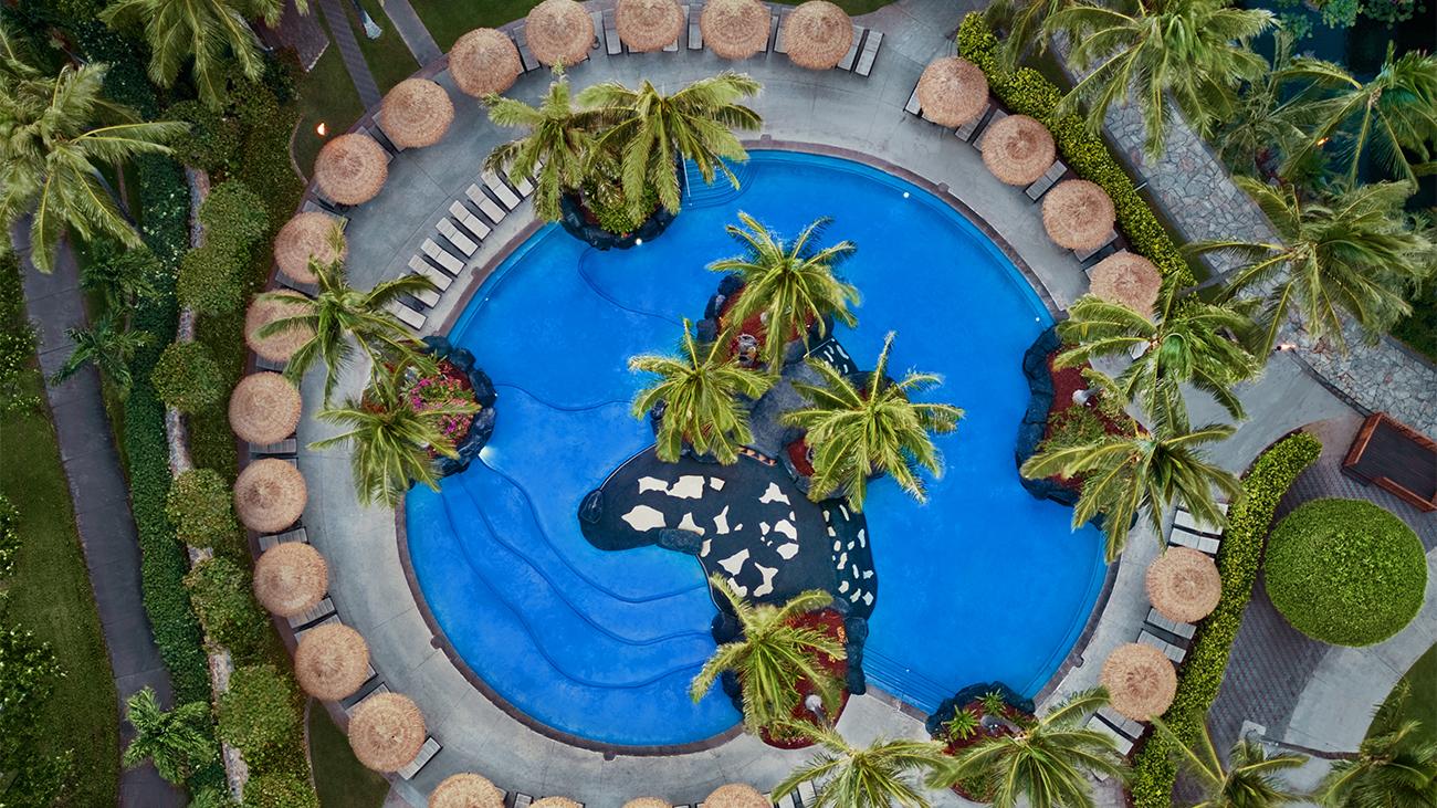 Reflection Quiet Pool - Aerial View