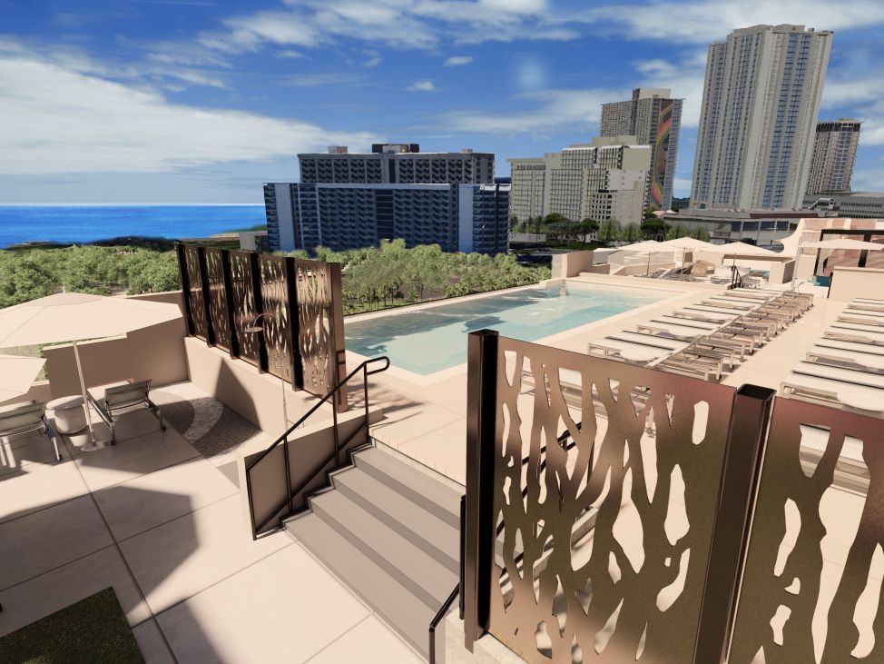 Pool at Marriott Vacation Club, Waikīkī