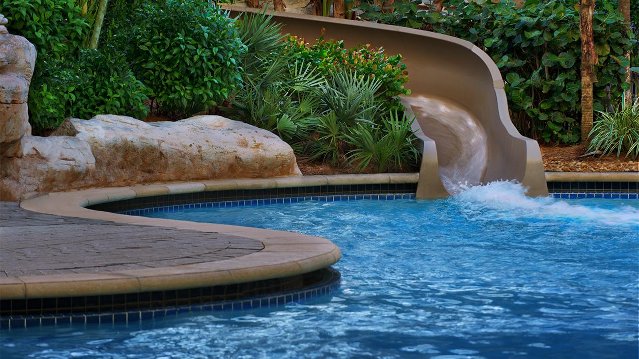 Outdoor Pool & Waterslide