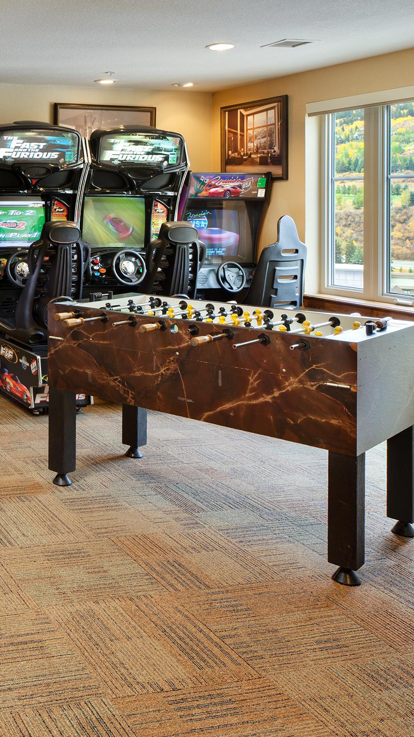 Gaming Zone with TV Lounge