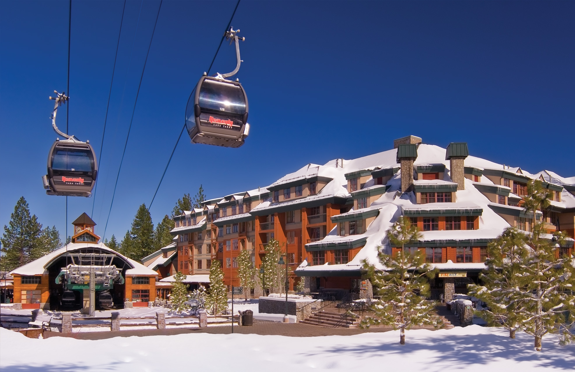 Ski lift in Lake Tahoe