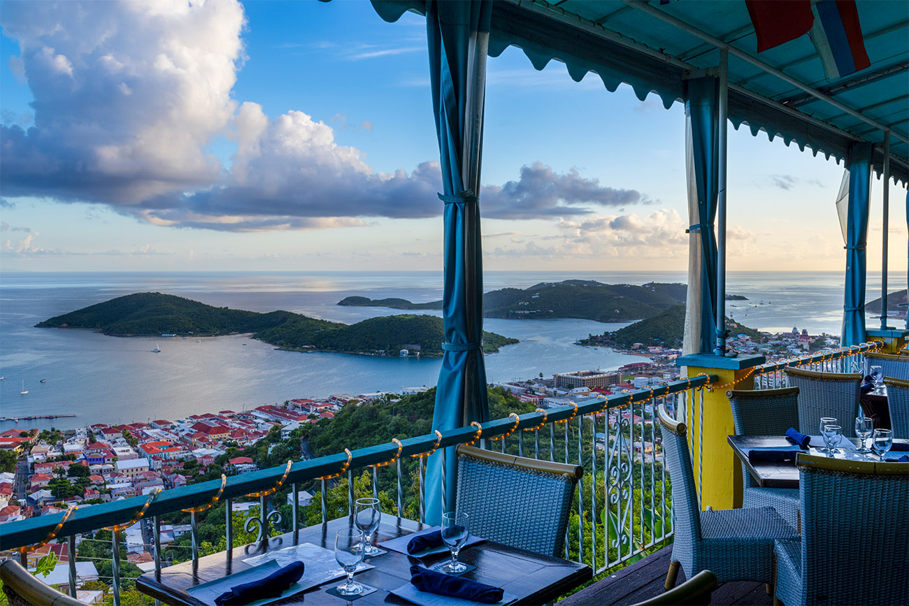 Scenic overlook at Marriott's Frenchman's Cove
