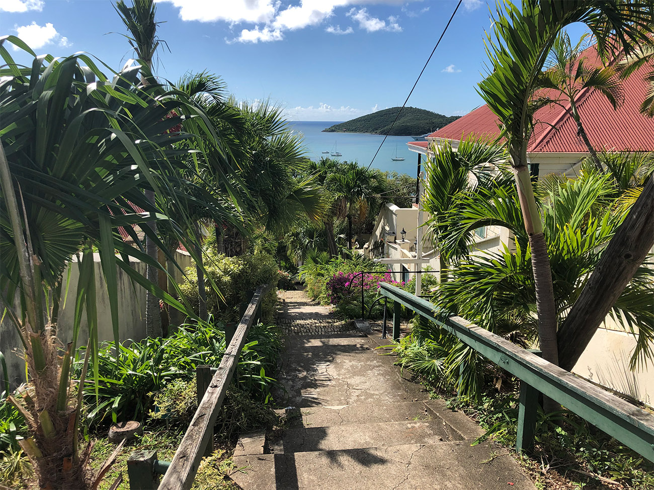 Shopping with a view in St. Thomas