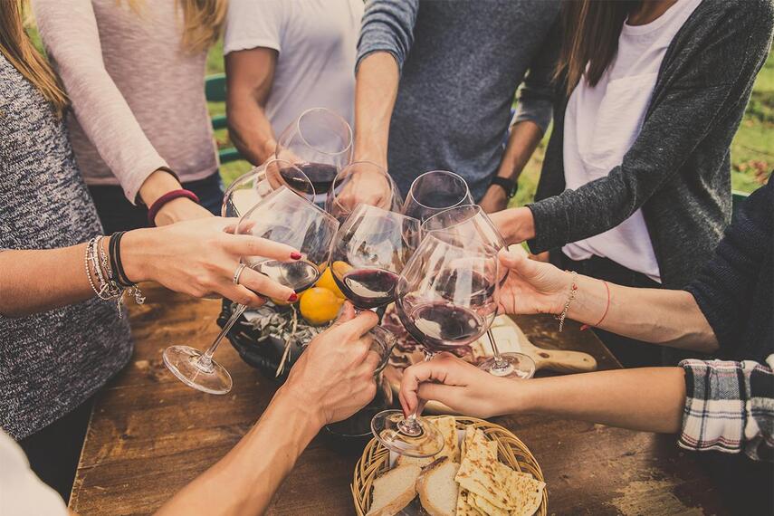 Wine toast